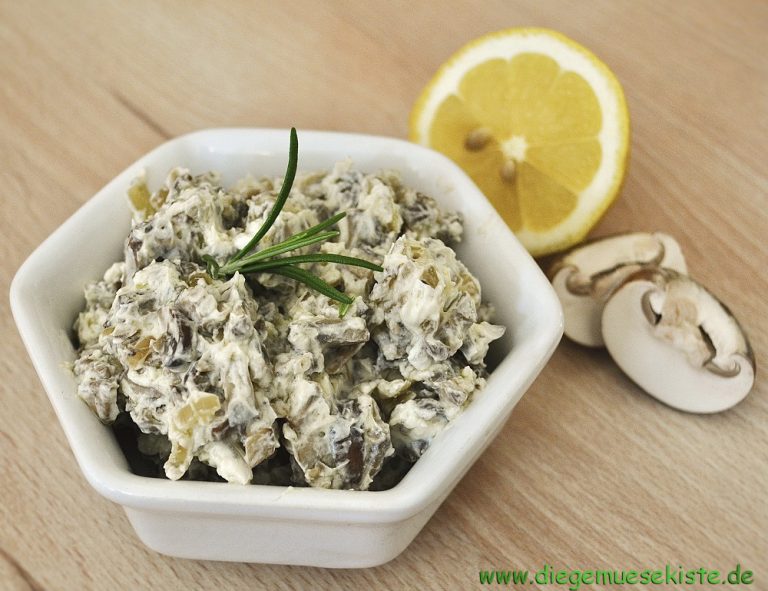 Champignon-Frischkäse-Creme – Die Gemüsekiste