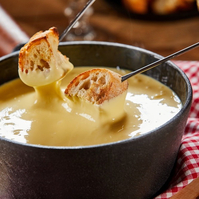 Schweizer Käsefondue
