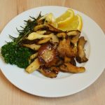 Gebratene Austernpilze