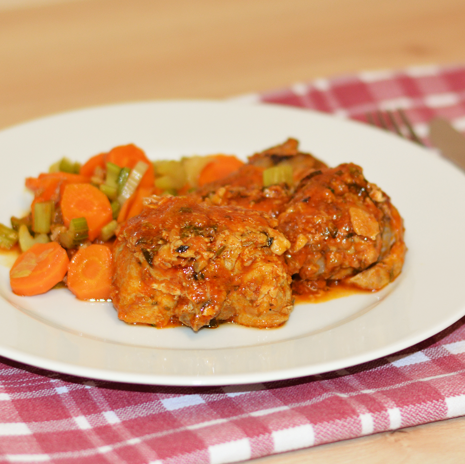 Geschmortes Kaninchen (Coniglio in umido)