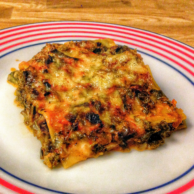 Grünkohl-Lasagne