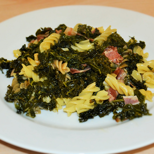 Nudeln mit Grünkohl