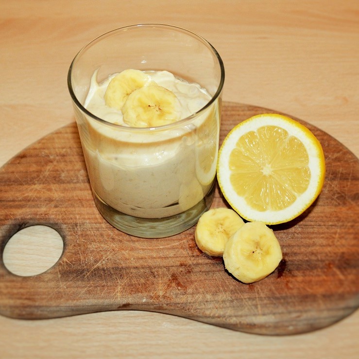 Halva-Dessert mit Bananen