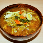 Miso-Suppe mit Wirsing