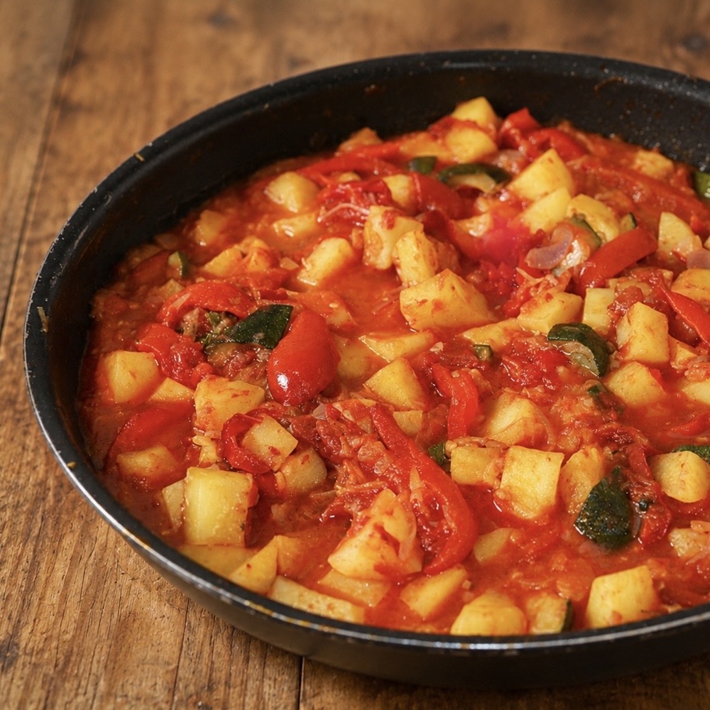 Peperonata - Italienisches Auberginengemüse