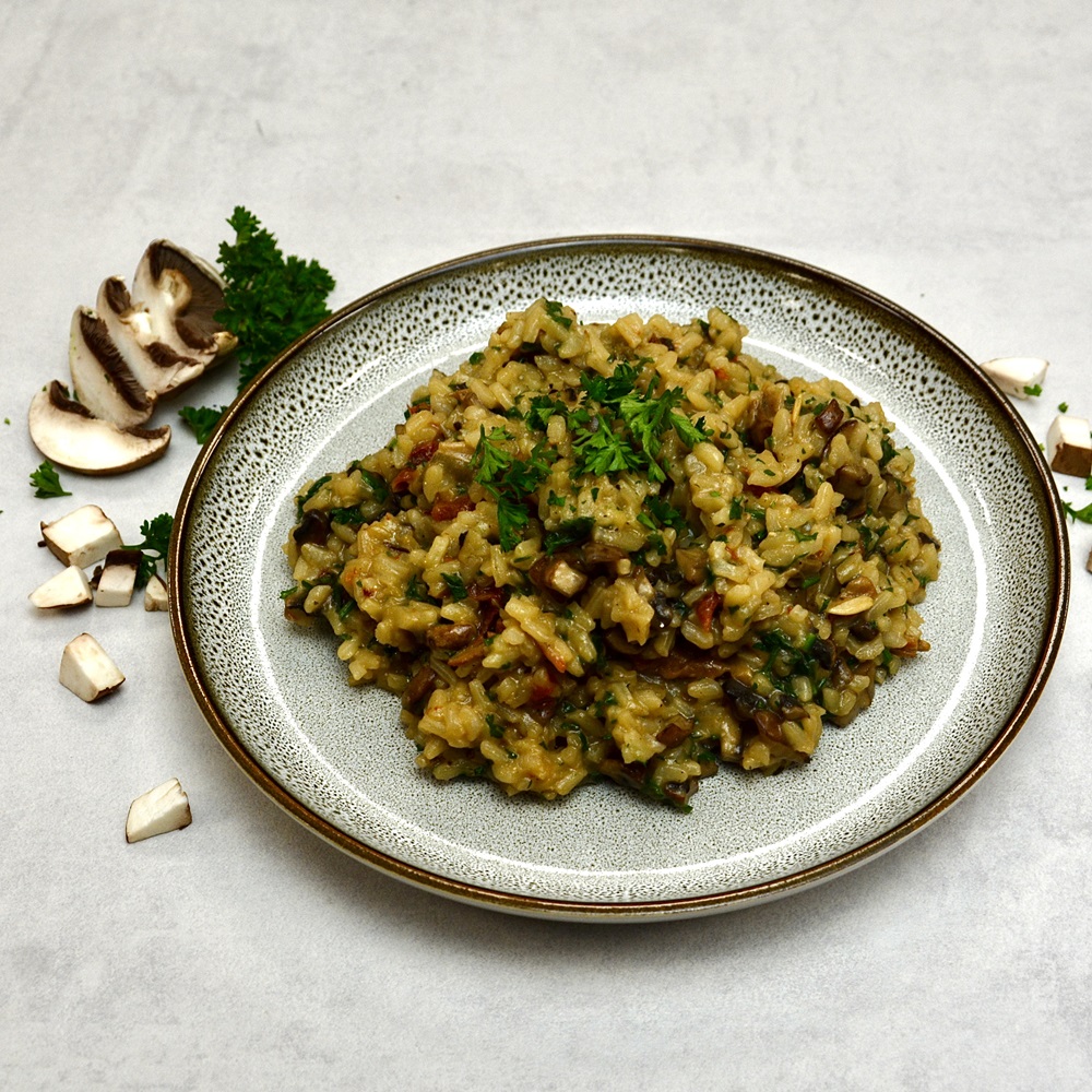Schnelles Pilzrisotto