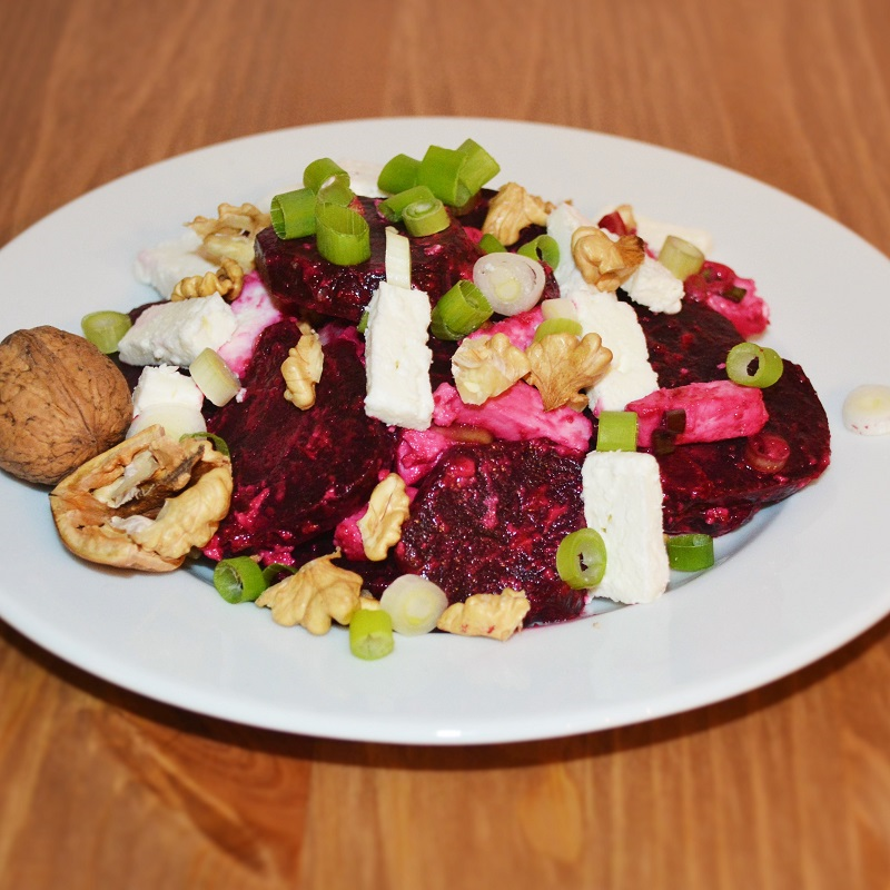 Rote Bete-Salat mit Feta und Walnüssen – Die Gemüsekiste