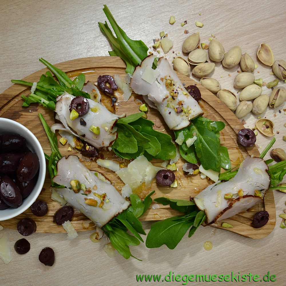 Rucola-Schinken-Röllchen