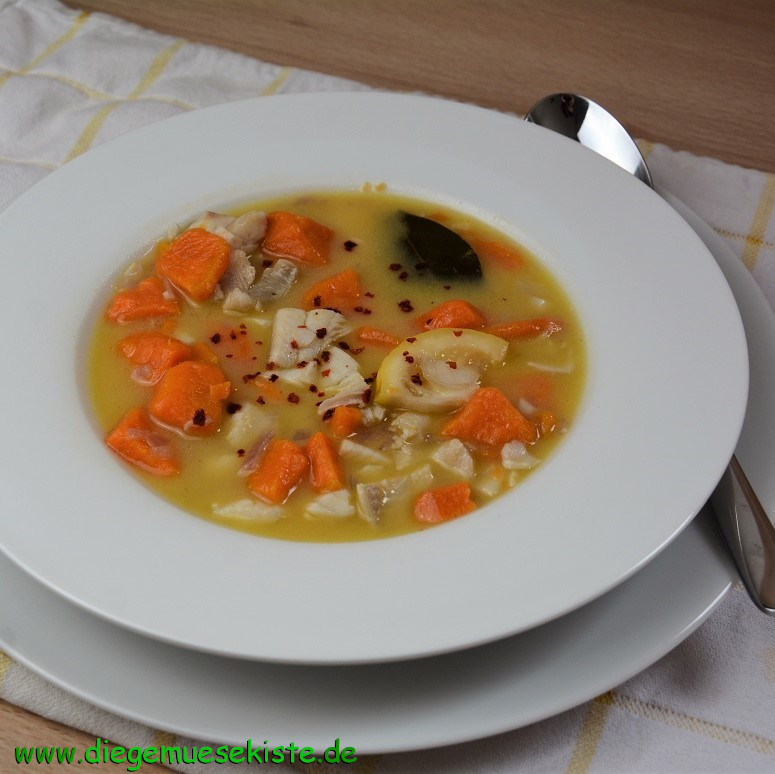 Schollen-Eintopf mit Batate