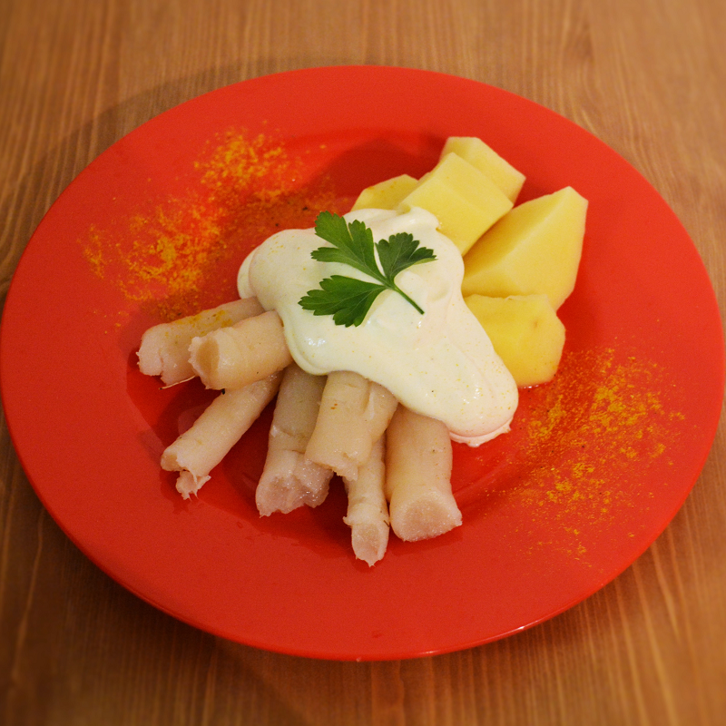 Schwarzwurzeln mit Currysahne