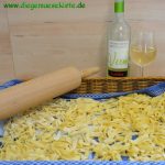 Selbstgemachte Tagliatelle