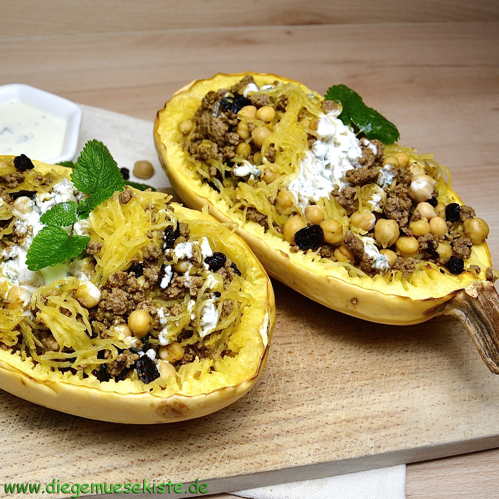 Orientalischer Spaghettikürbis