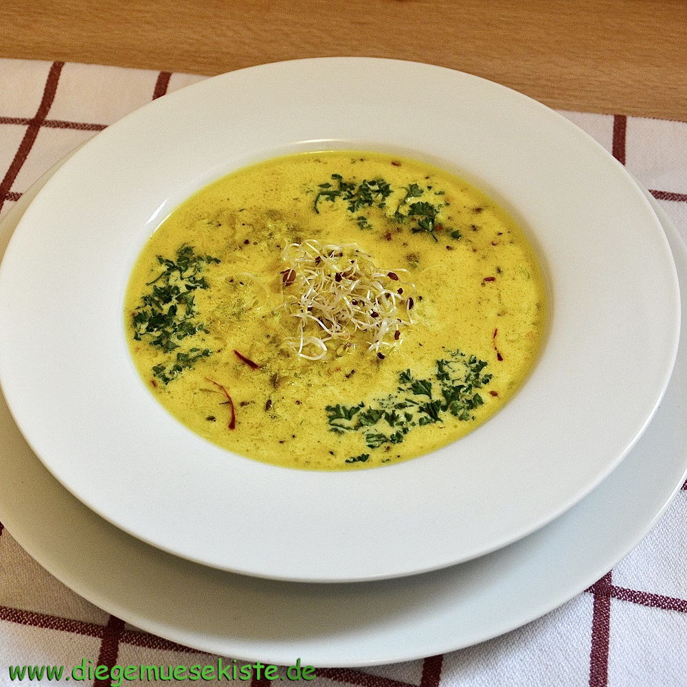 Sprossen-Curry-Suppe