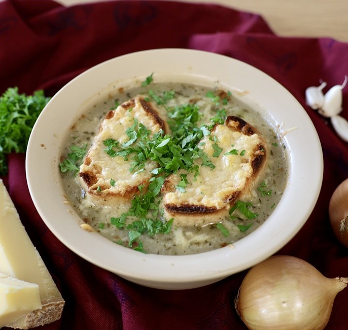 Französische Zwiebelsuppe